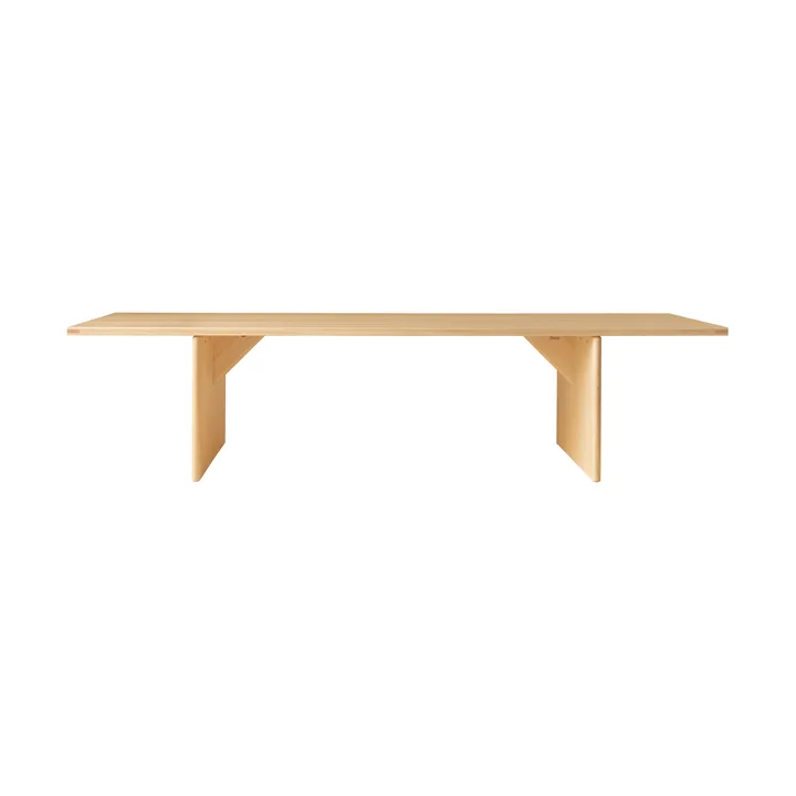 012 Kolmio Dining Table table - Matte oil-waxed pine, 305x99x72 cm - Vaarnii