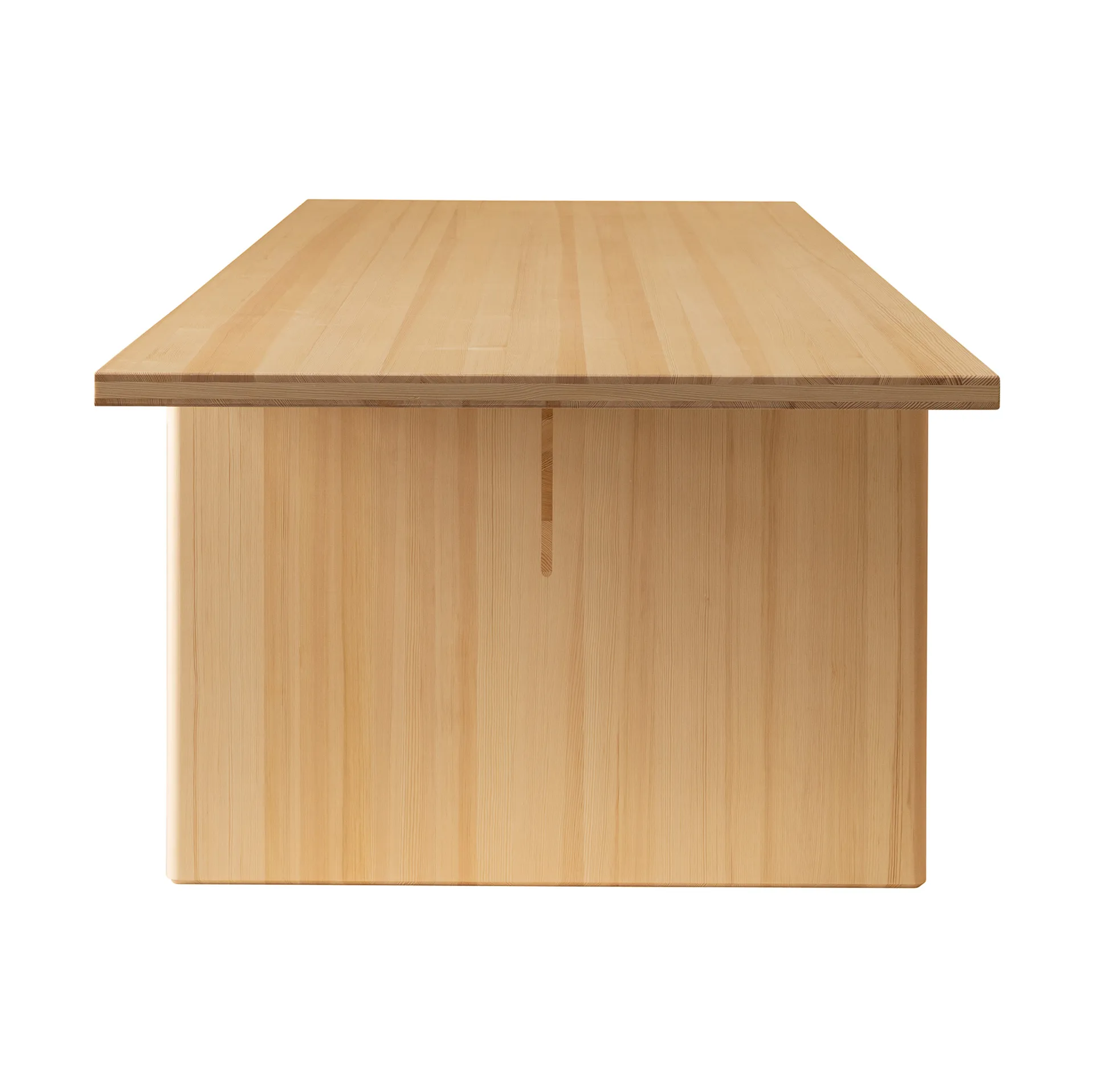012 Kolmio Dining Table table, Matte oil-waxed pine, 305x99x72 cm Vaarnii