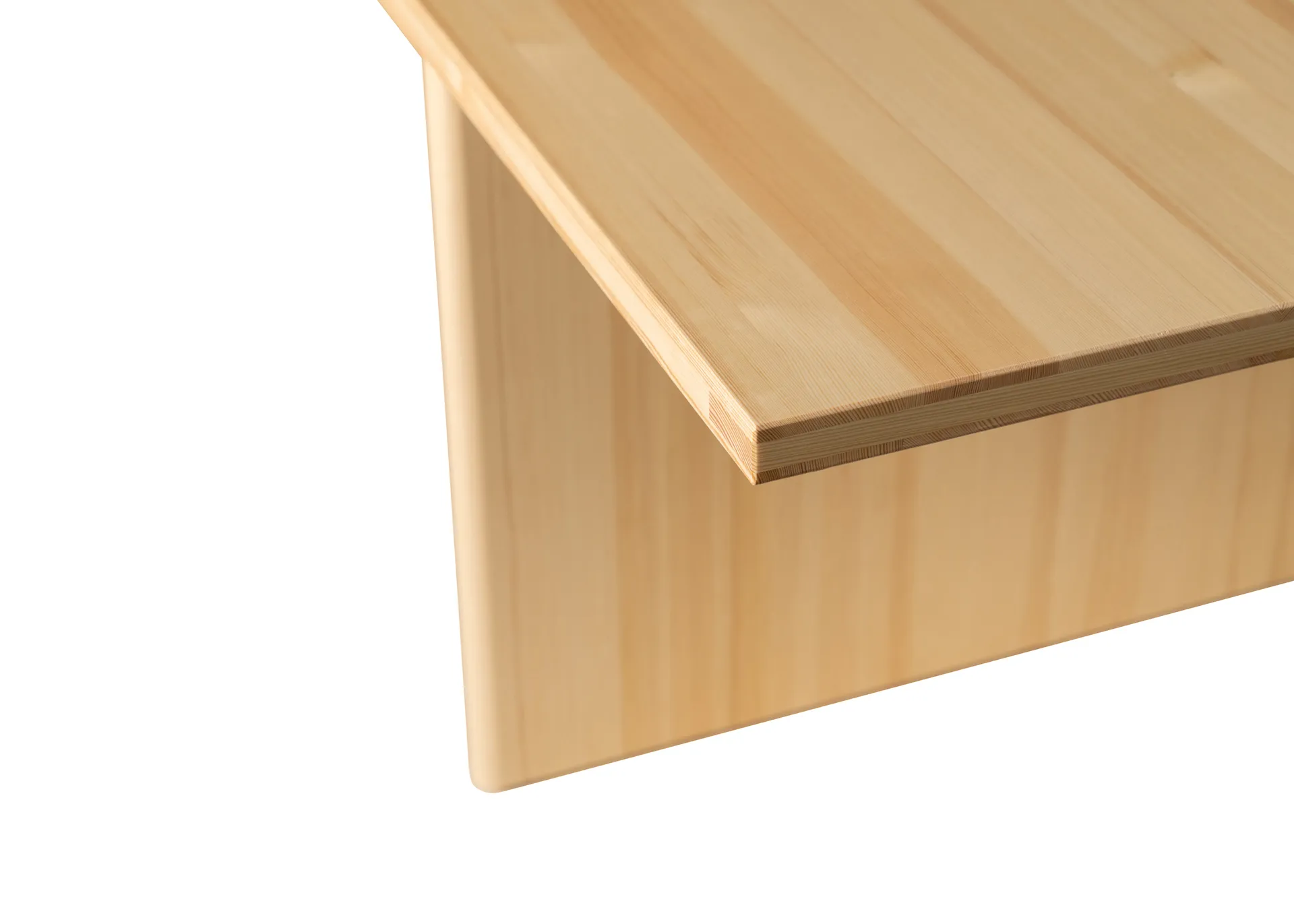 012 Kolmio Dining Table table, Matte oil-waxed pine, 305x99x72 cm Vaarnii