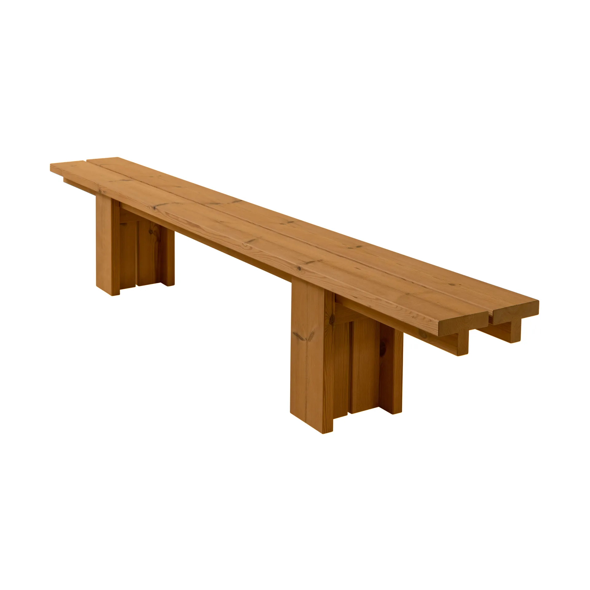 013 Osa Outdoor Bench bench, Thermally treated pine, 270x37x49 cm Vaarnii