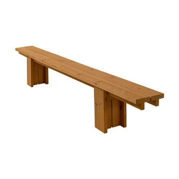 013 Osa Outdoor Bench bench - Thermally treated pine, 333x37x49 cm - Vaarnii