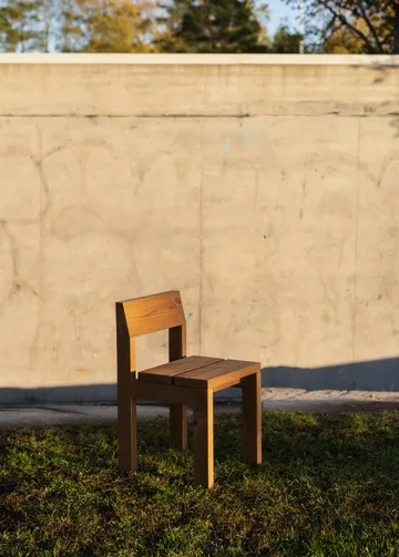 013 Osa Outdoor Dining Chair chair - Matte oil-waxed pine - Vaarnii