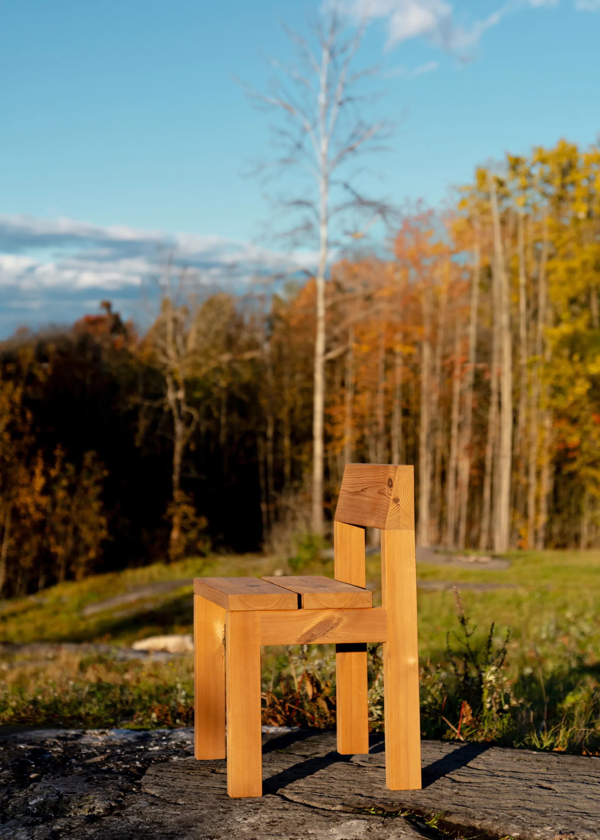 013 Osa Outdoor Dining Chair chair, Matte oil-waxed pine Vaarnii