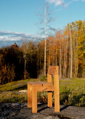 013 Osa Outdoor Dining Chair chair - Matte oil-waxed pine - Vaarnii