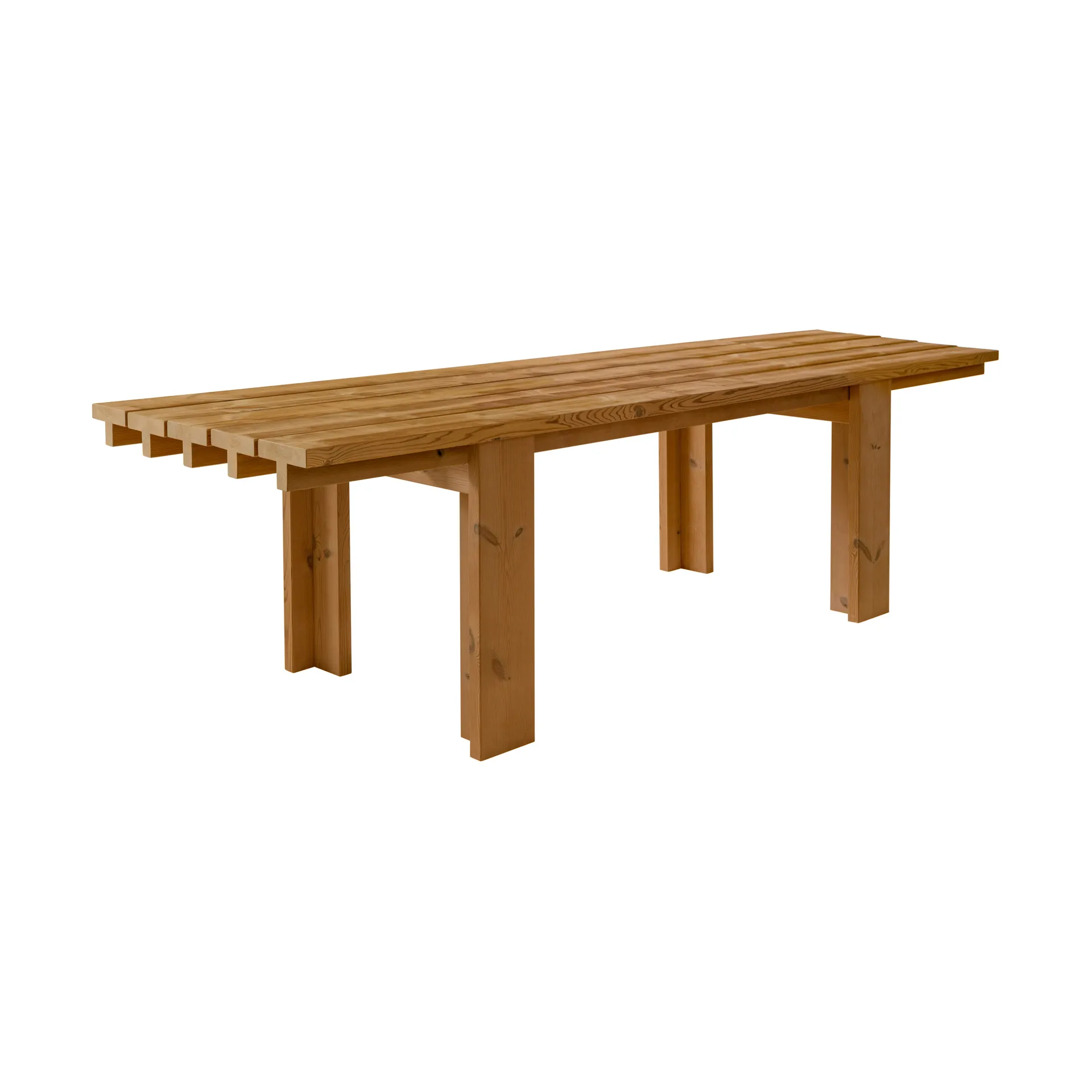 013 Osa Outdoor Table, Thermally modified pine, 270x94x78 cm Vaarnii