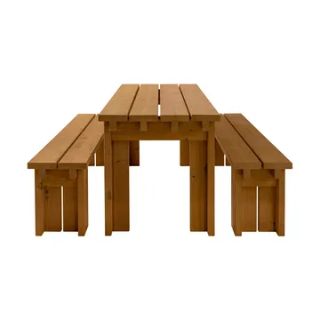013 Osa Outdoor Table - Thermally treated pine, 182x75x78 cm - Vaarnii