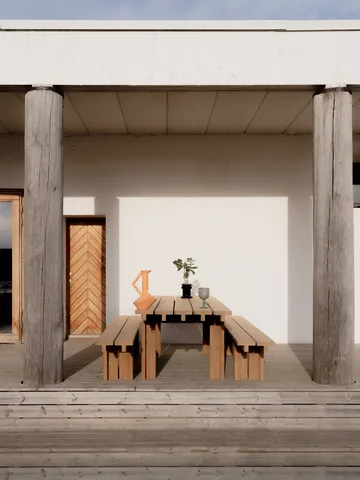 013 Osa Outdoor Table - Thermally treated pine, 182x75x78 cm - Vaarnii