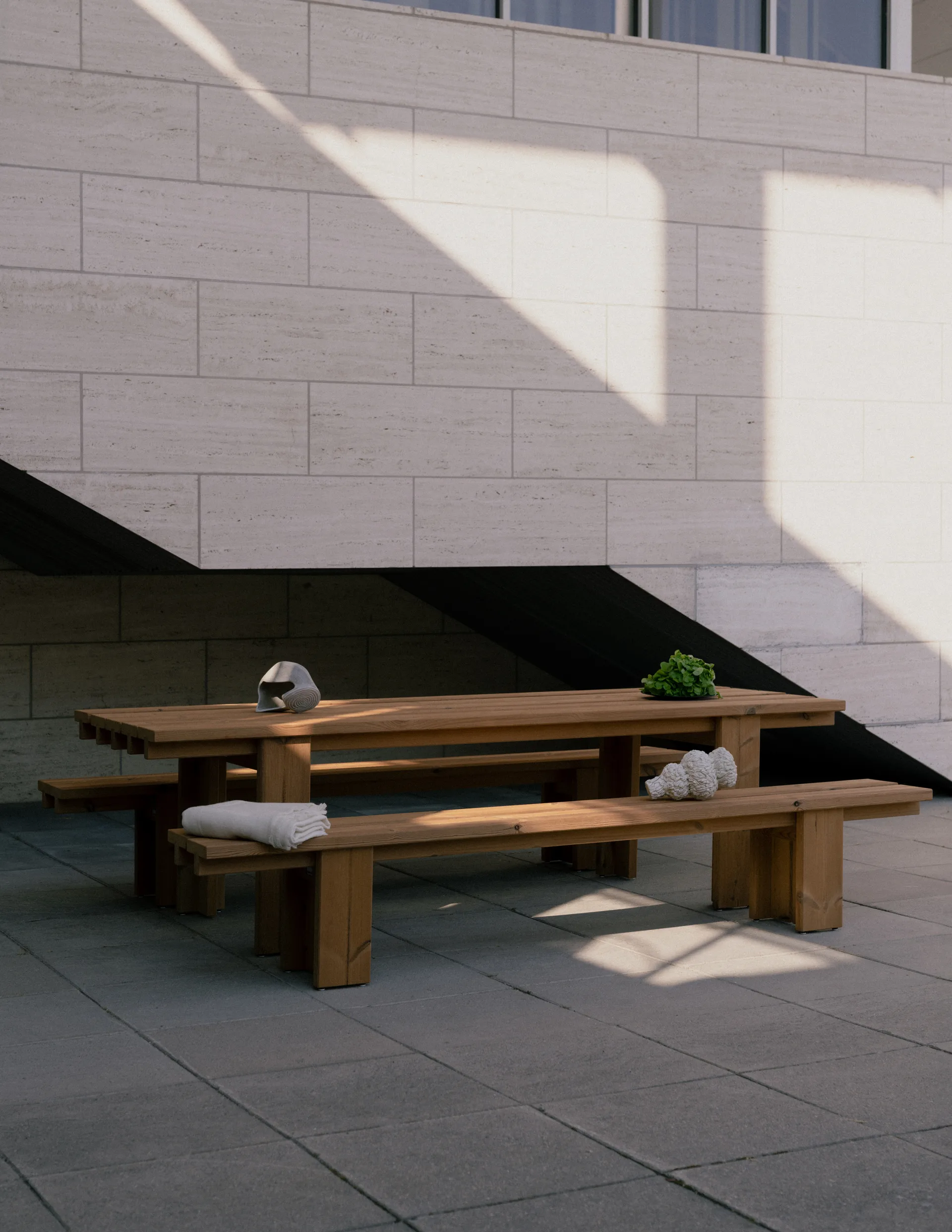 013 Osa Outdoor Table, Thermally treated pine, 182x75x78 cm Vaarnii