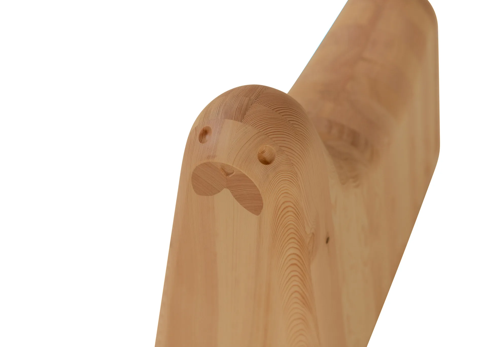 014 Norppa Rocking Toy rocking horse, Matte oil-waxed pine Vaarnii