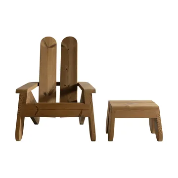 015 Peace Outdoor Foot Stool footstool - Thermally treated pine - Vaarnii