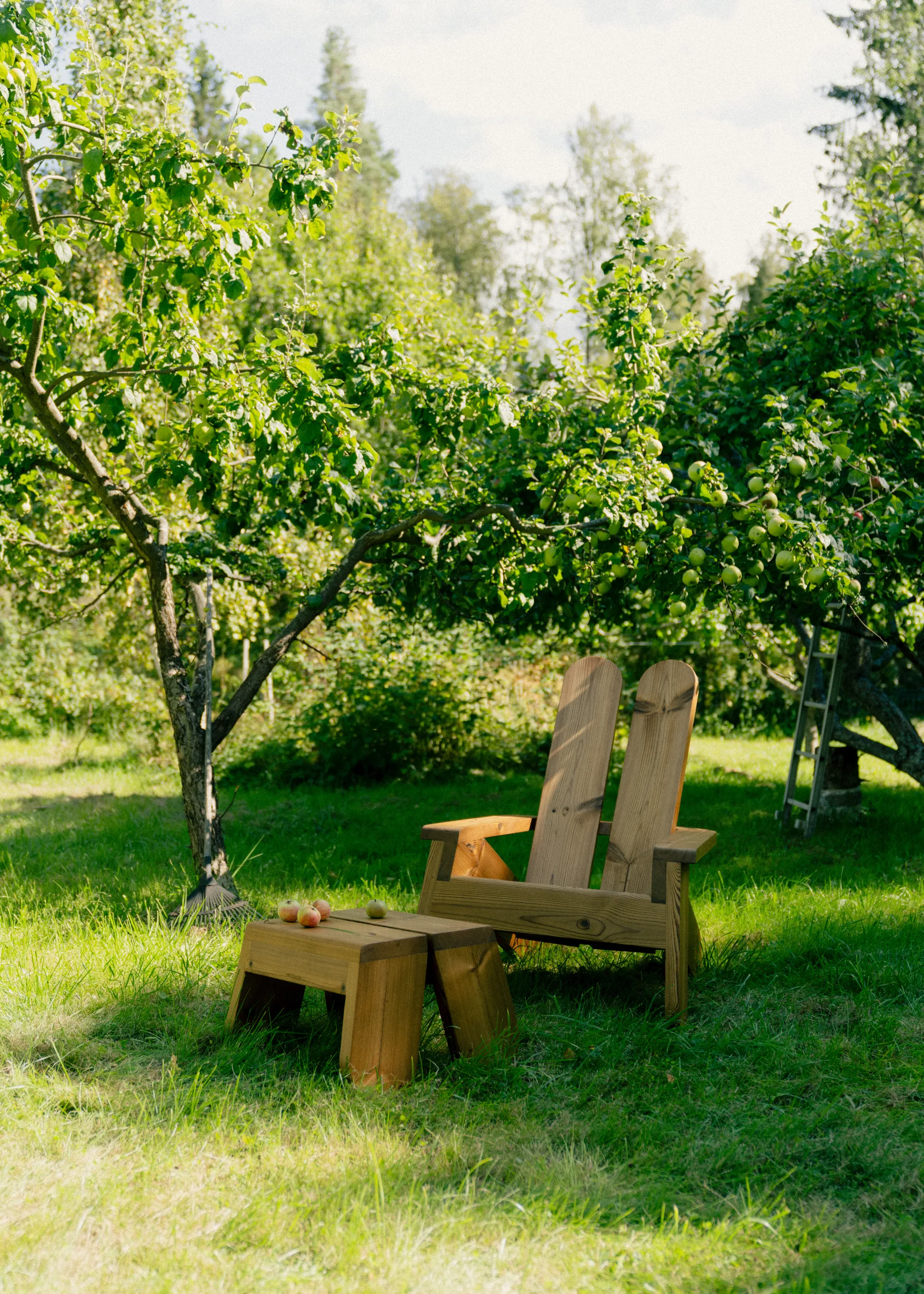 015 Peace Outdoor Lounge Chair lounge chair, Thermally treated pine Vaarnii