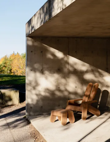 015 Peace Outdoor Lounge Chair lounge chair - Thermally treated pine - Vaarnii