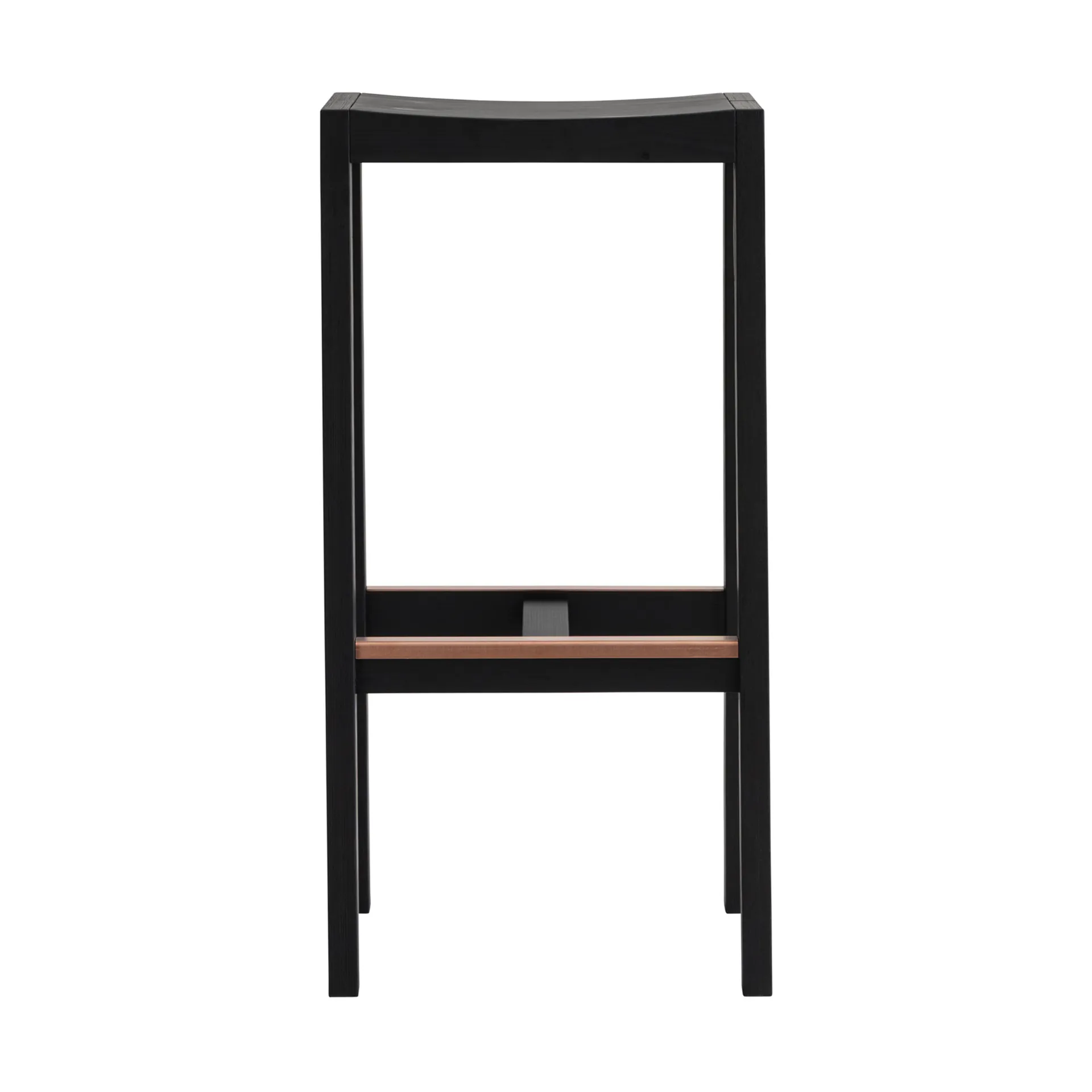 016 Maasto Bar Stool bar stool, Black-stained pine, 75 cm Vaarnii