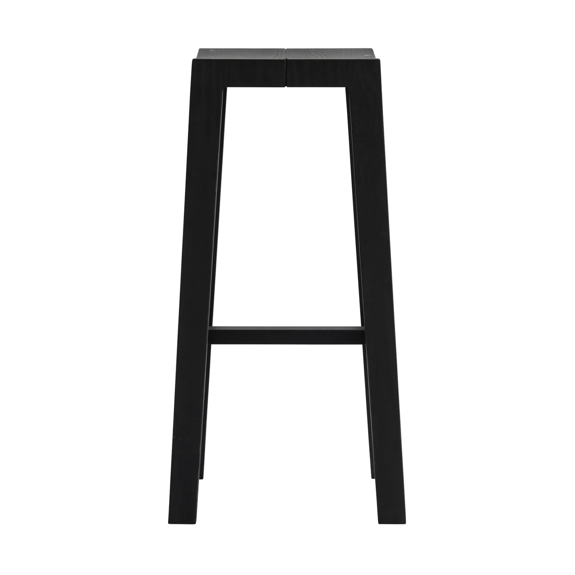 016 Maasto Bar Stool bar stool, Black-stained pine, 75 cm Vaarnii