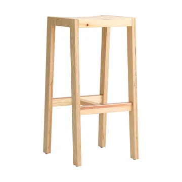 016 Maasto Bar Stool bar stool - Matte oil-waxed pine, 75 cm - Vaarnii