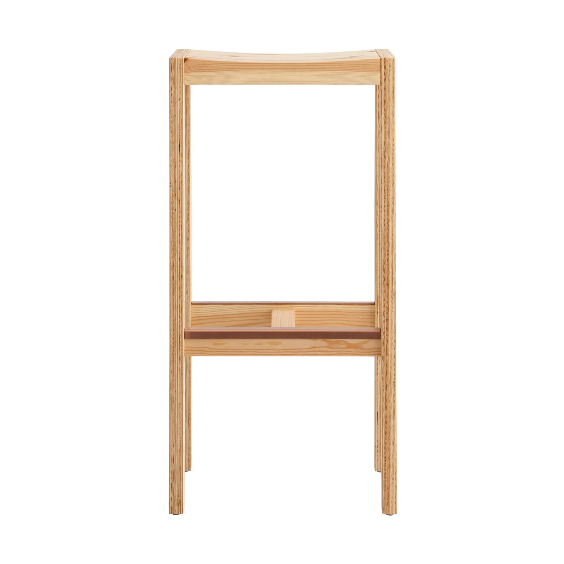 016 Maasto Bar Stool bar stool, Matte oil-waxed pine, 75 cm Vaarnii