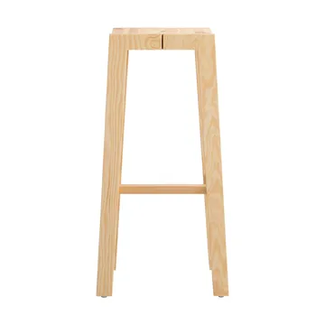 016 Maasto Bar Stool bar stool - Matte oil-waxed pine, 75 cm - Vaarnii