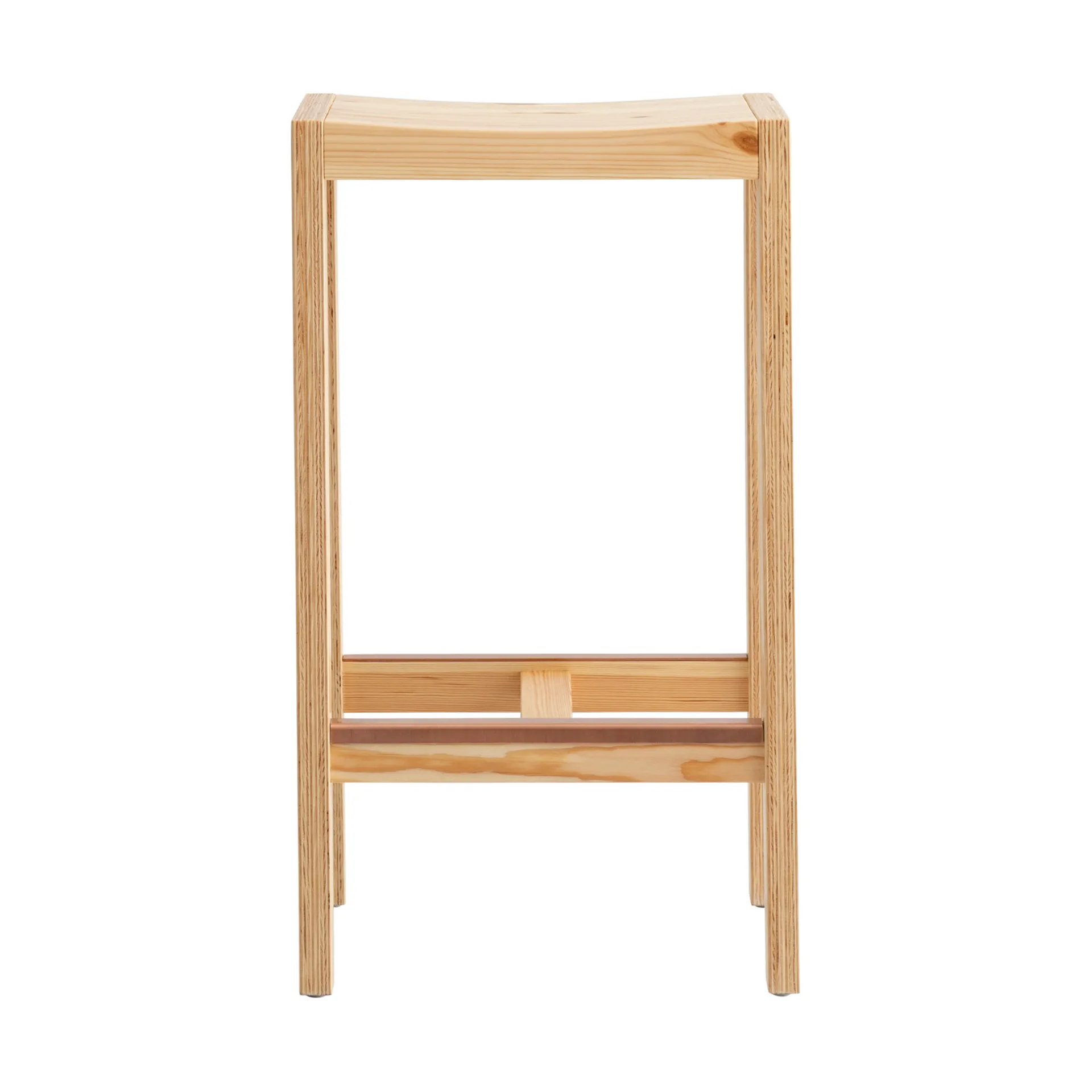 016 Maasto Bar Stool bar stool, Matte oiled-waxed pine, 65 cm Vaarnii