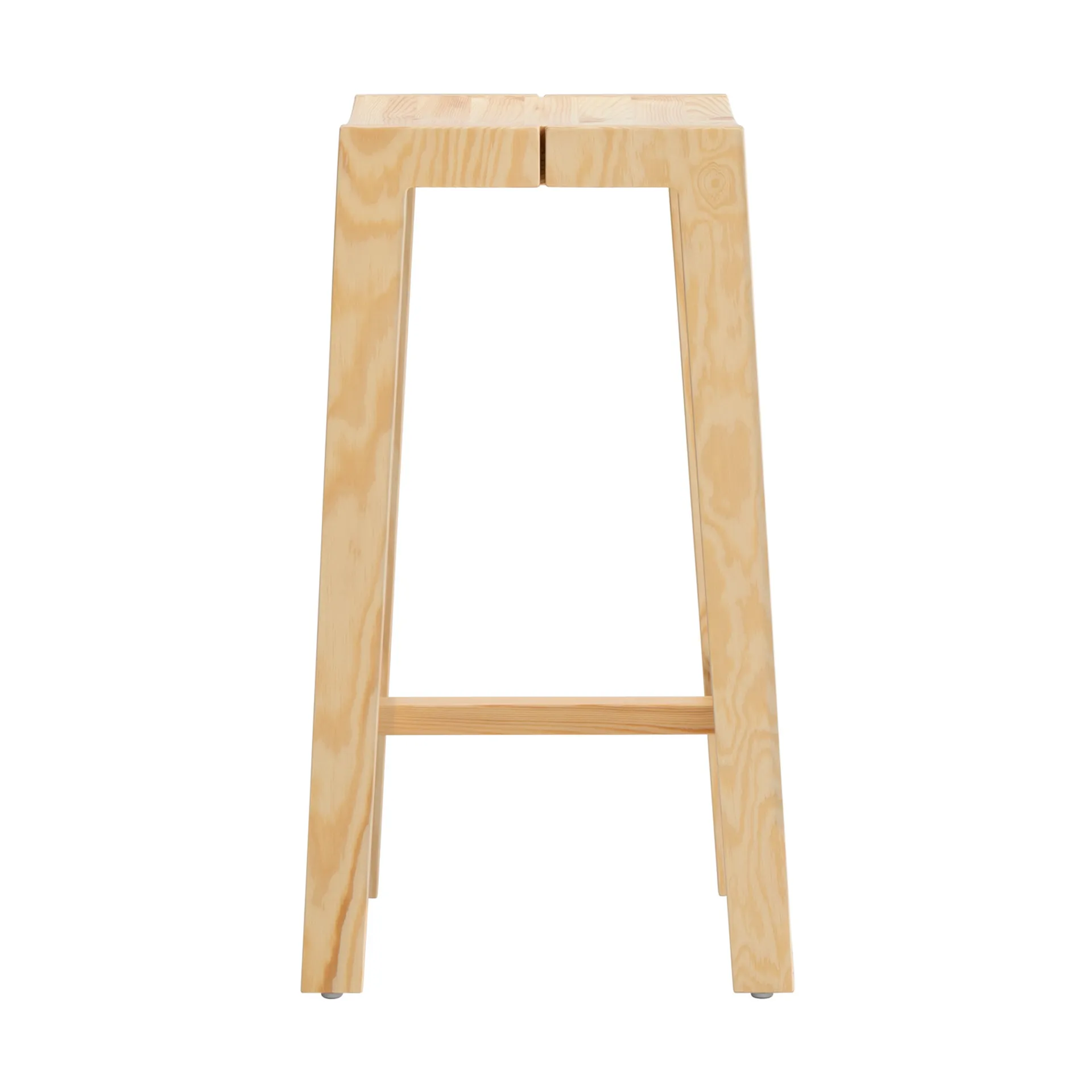 016 Maasto Bar Stool bar stool, Matte oiled-waxed pine, 65 cm Vaarnii