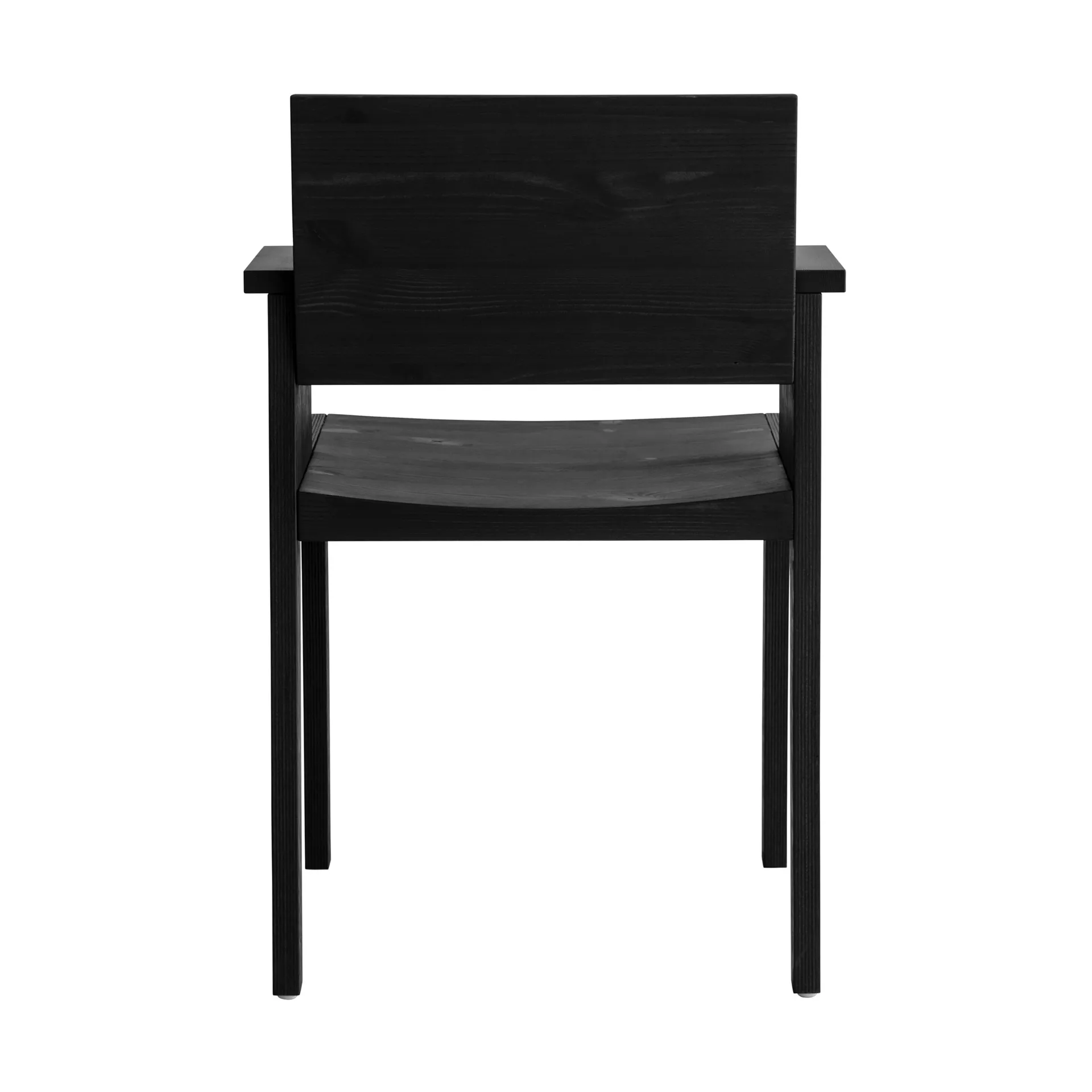 016 Maasto Dining Armchair armchair, Black-stained pine Vaarnii