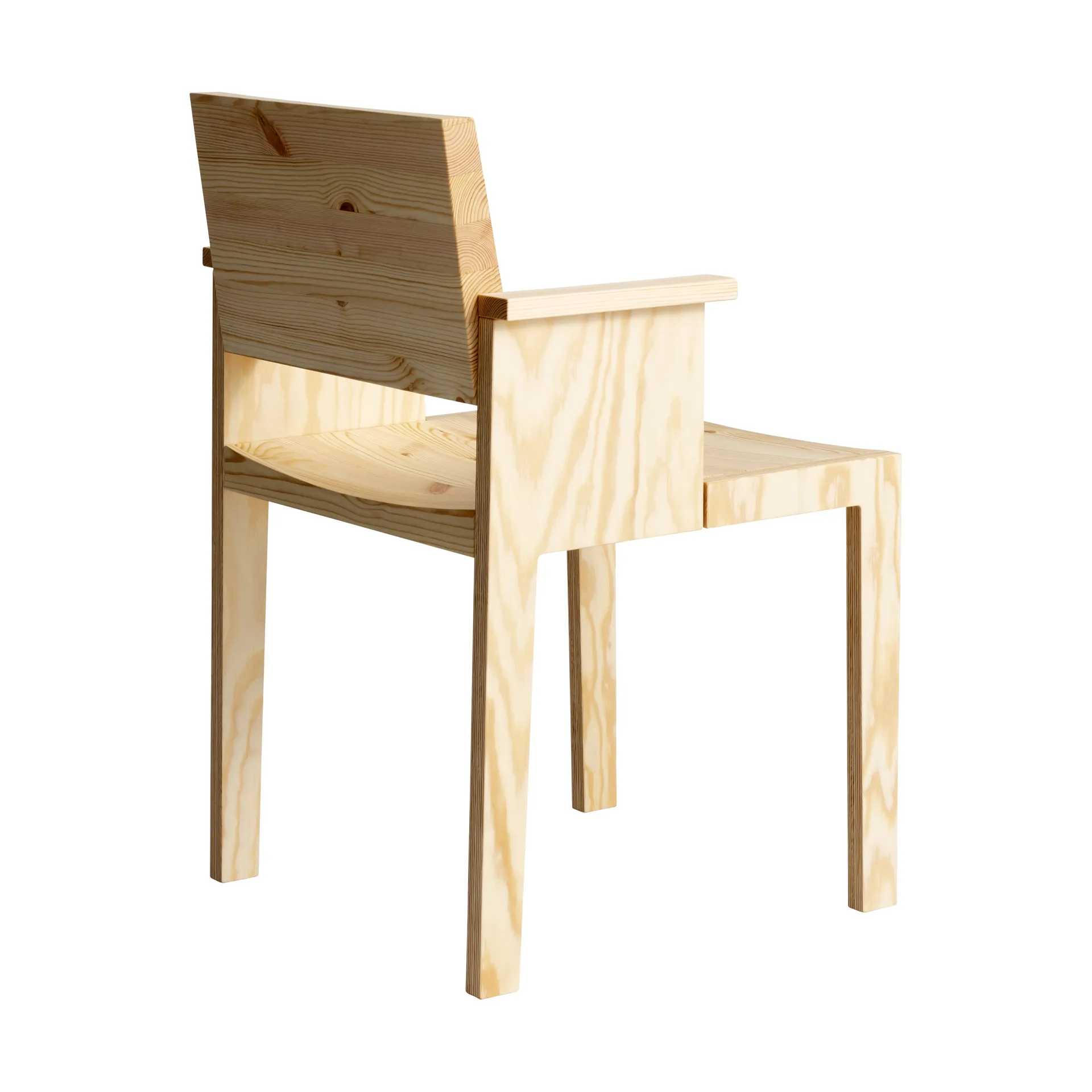 016 Maasto Dining Armchair armchair, Matte oil-waxed pine Vaarnii