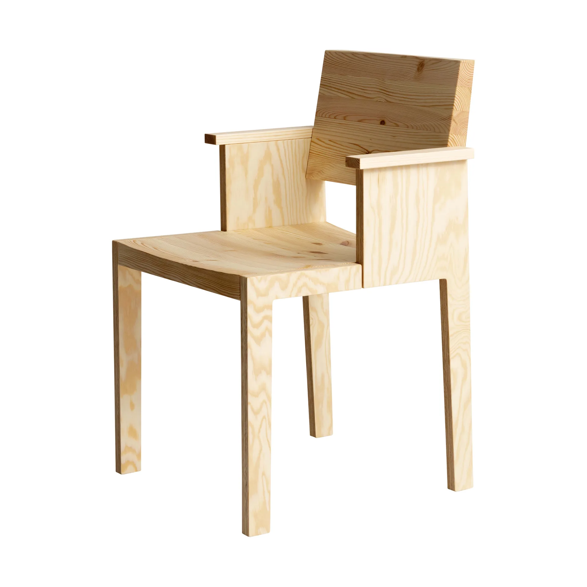 016 Maasto Dining Armchair armchair, Matte oil-waxed pine Vaarnii