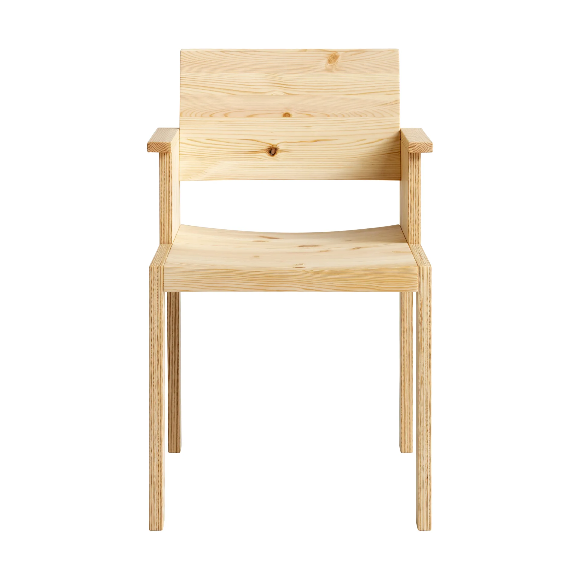 016 Maasto Dining Armchair armchair, Matte oil-waxed pine Vaarnii