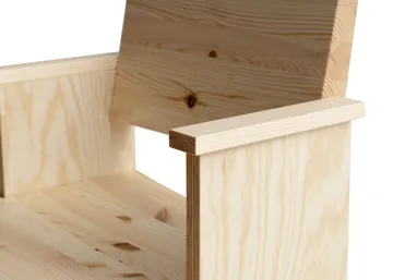 016 Maasto Dining Armchair armchair - Matte oil-waxed pine - Vaarnii