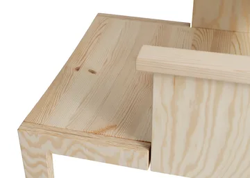 016 Maasto Dining Armchair armchair - Matte oil-waxed pine - Vaarnii