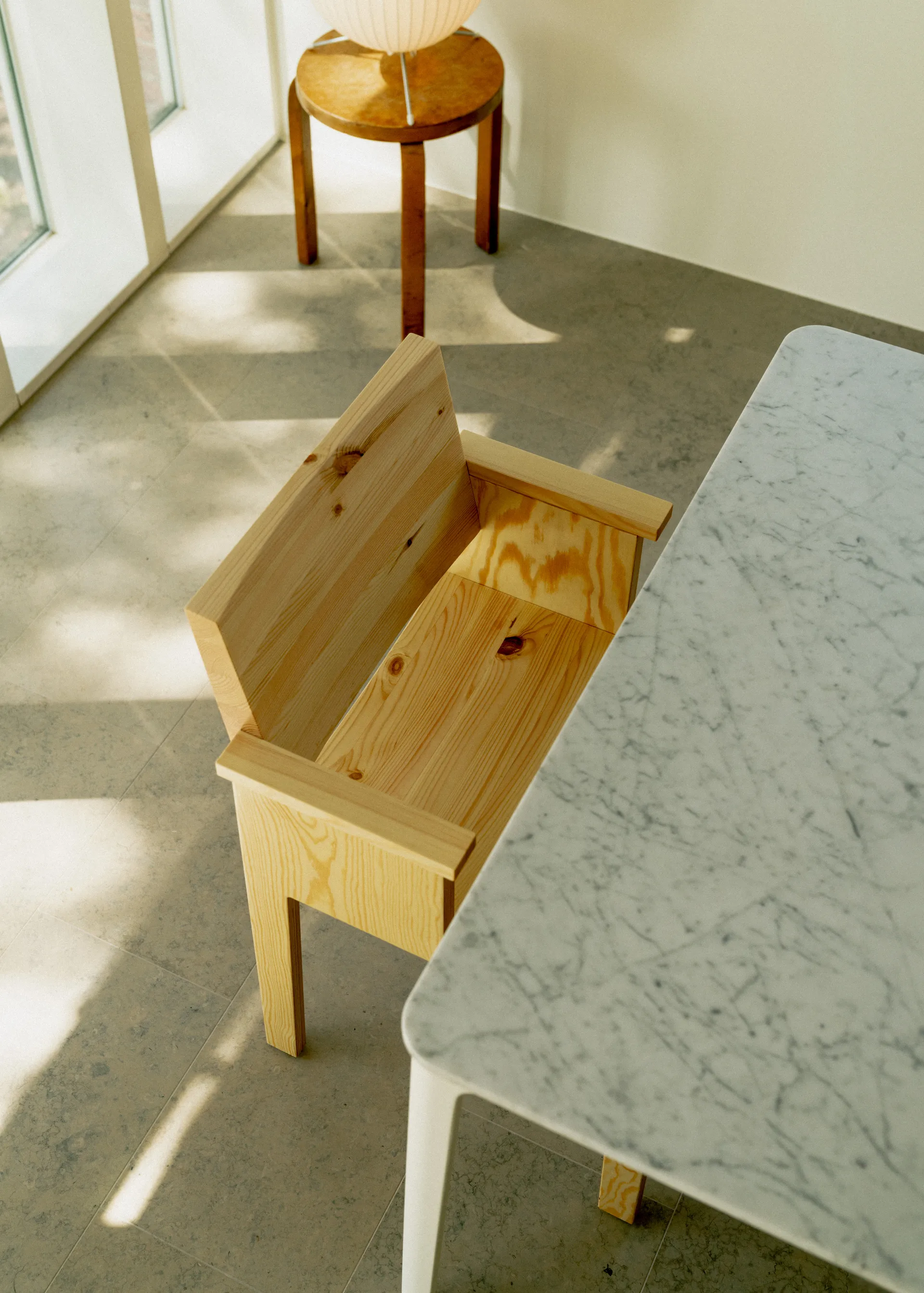 016 Maasto Dining Armchair armchair, Matte oil-waxed pine Vaarnii