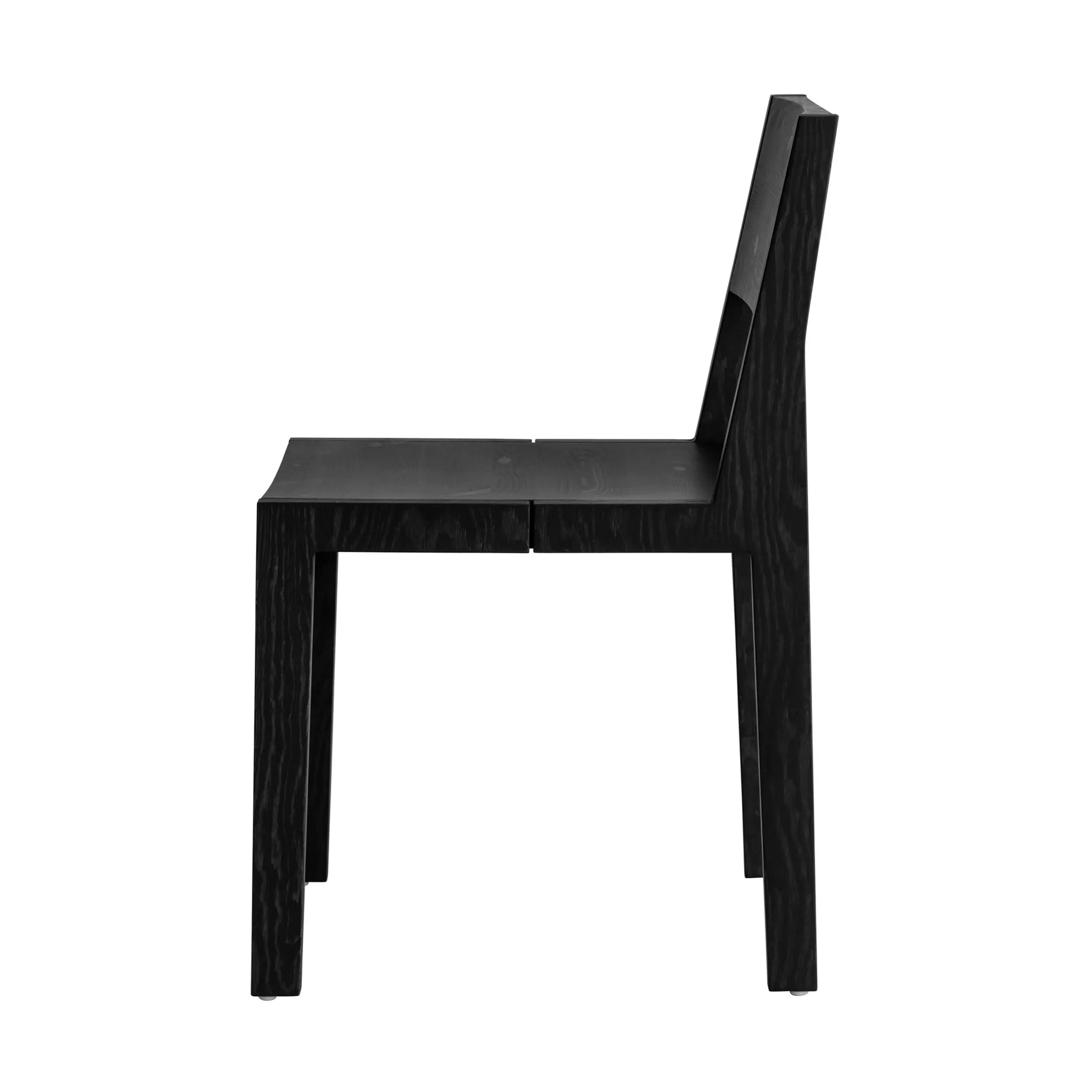 016 Maasto Dining Chair chair, Black-stained pine Vaarnii