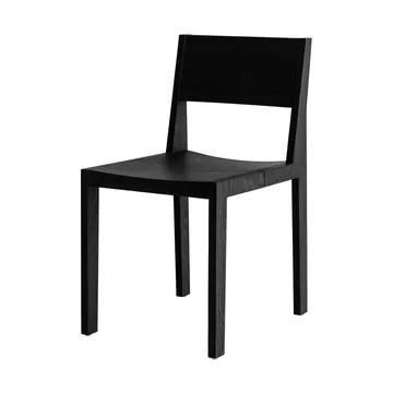 016 Maasto Dining Chair chair - Black-stained pine - Vaarnii