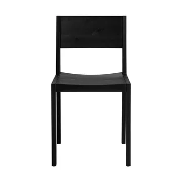 016 Maasto Dining Chair chair - Black-stained pine - Vaarnii