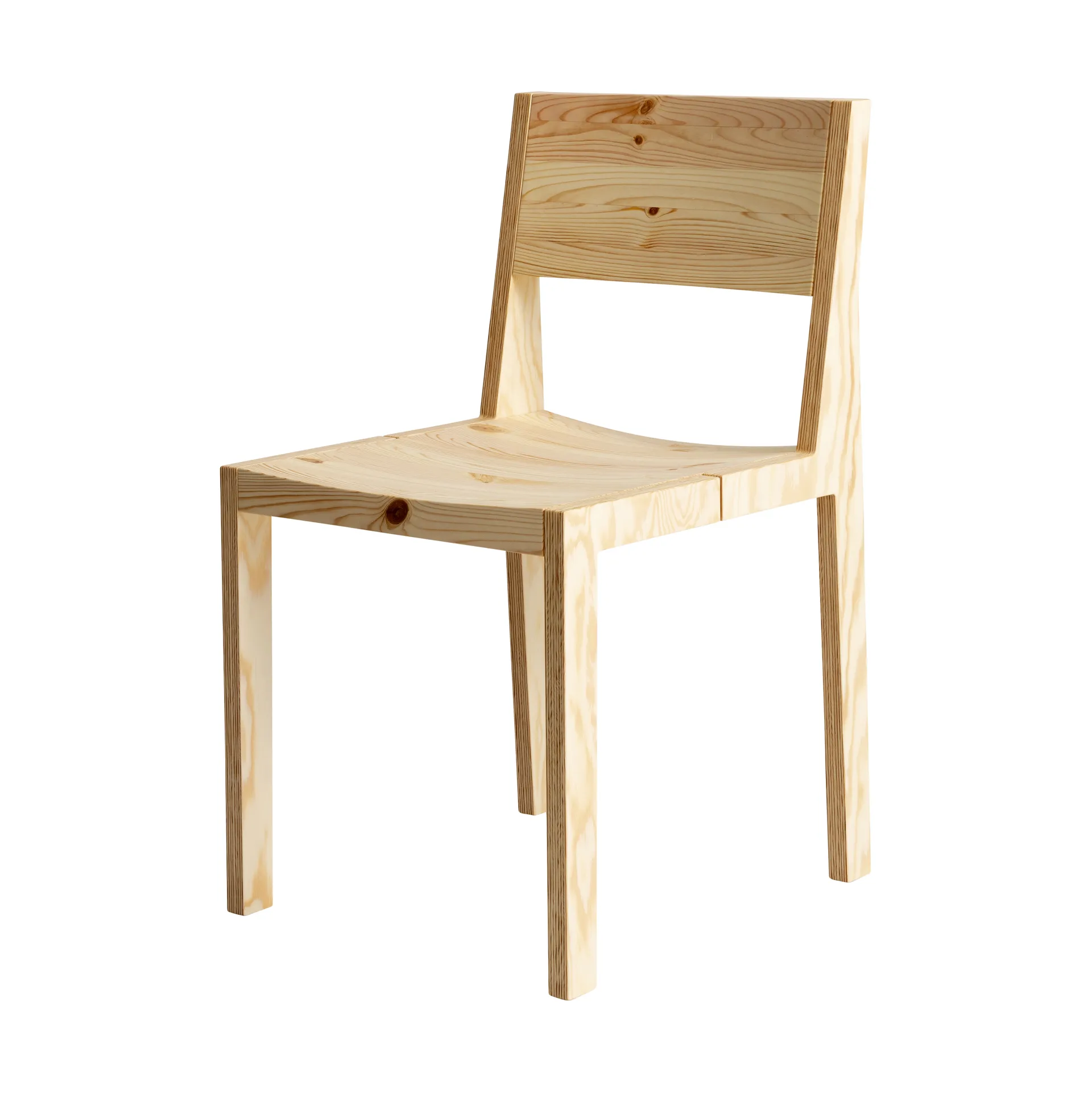 016 Maasto Dining Chair chair, Matte oil-waxed pine Vaarnii