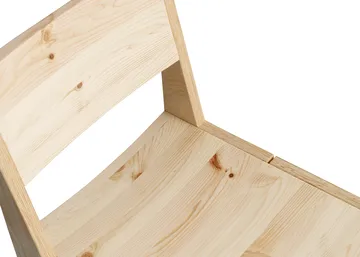 016 Maasto Dining Chair chair - Matte oil-waxed pine - Vaarnii