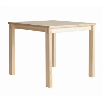 016 Maasto Table - Matte oil-waxed pine, 120x120x75 cm - Vaarnii