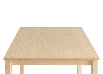 016 Maasto Table - Matte oil-waxed pine, 90x90x75 cm - Vaarnii