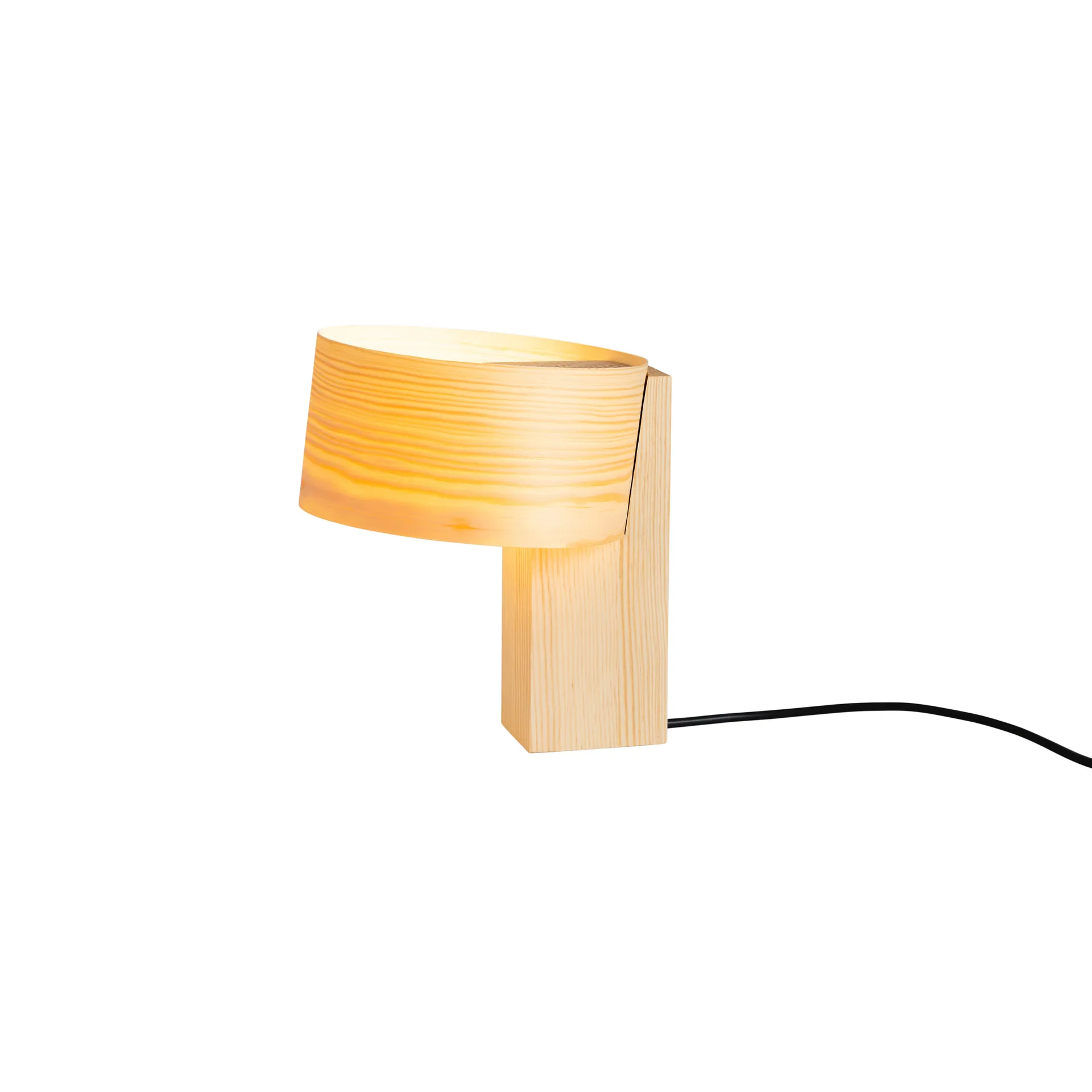 018 Hoop Table Lamp table lamp, Matte oil-waxed pine, 23 cm Vaarnii