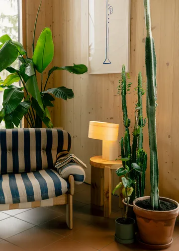 018 Hoop Table Lamp table lamp - Matte oil-waxed pine, 23 cm - Vaarnii