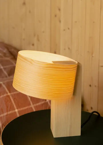 018 Hoop Table Lamp table lamp - Matte oil-waxed pine, 23 cm - Vaarnii