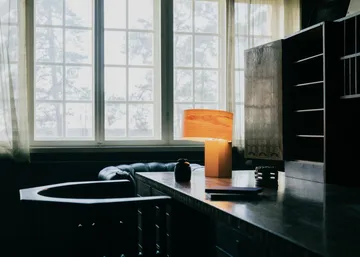 018 Hoop Table Lamp table lamp - Matte oil-waxed pine, 34 cm - Vaarnii