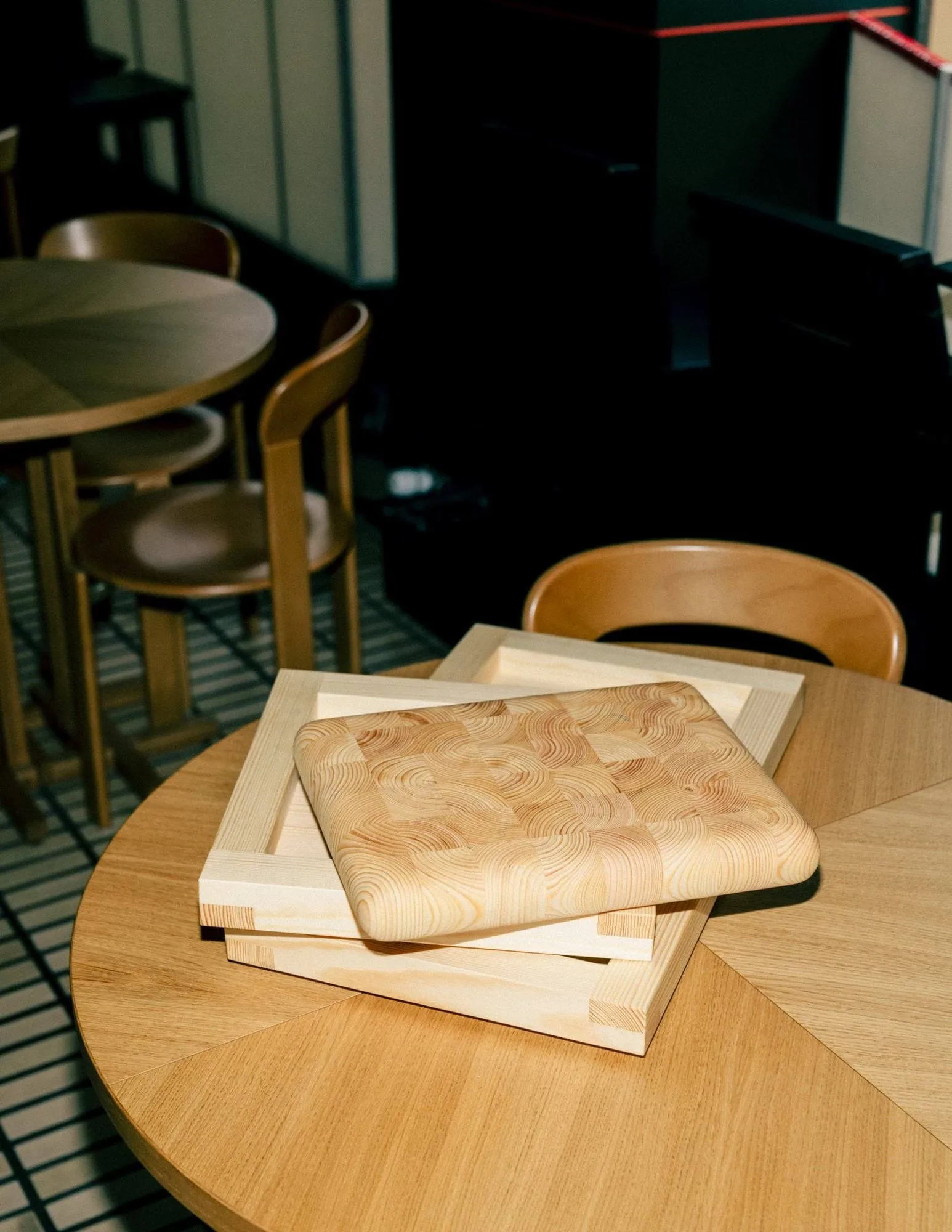 019 Syy Chopping Board cutting board, Paraffin-oiled pine, medium 26x35x5 cm Vaarnii