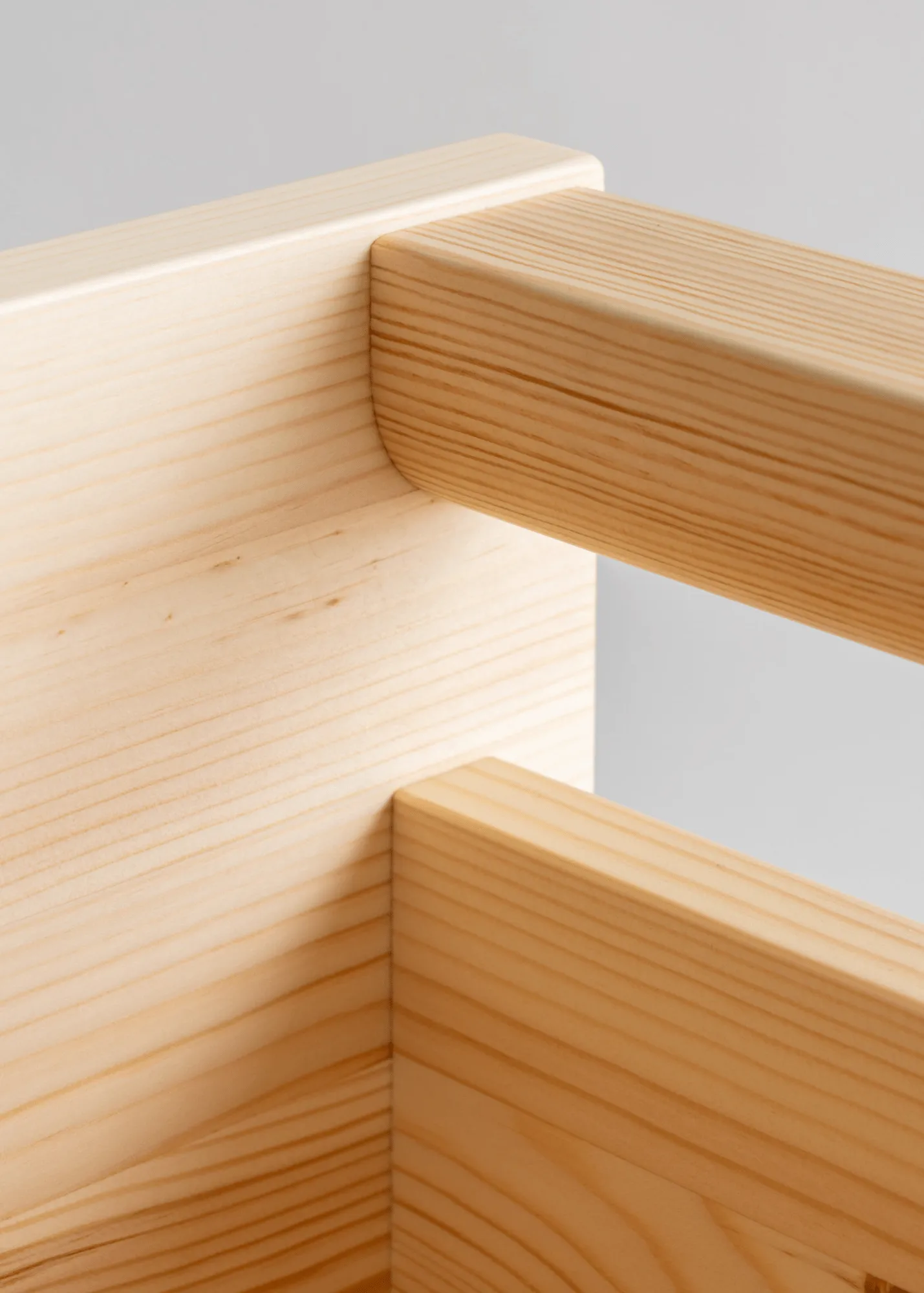 020 Koppa Crate storage box, Oil-waxed pine, large 38x43x36 cm Vaarnii