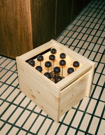 020 Koppa Crate storage box - Oil-waxed pine, large 38x43x36 cm - Vaarnii