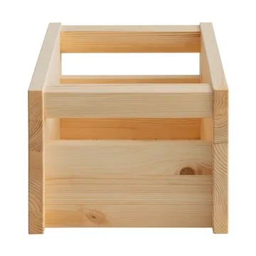 020 Koppa Crate storage box - Oil-waxed pine, small 29x43x22 cm - Vaarnii