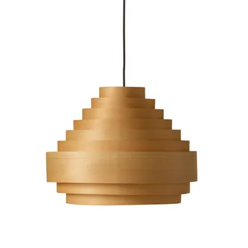 1001 Hans Pendant pendant - Matte oiled-wax pine, Ø38 cm - Vaarnii