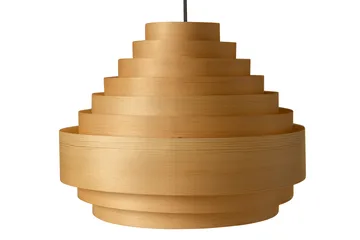 1001 Hans Pendant pendant - Matte oiled-wax pine, Ø38 cm - Vaarnii