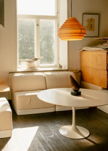 1001 Hans Pendant pendant - Matte oiled-wax pine, Ø38 cm - Vaarnii