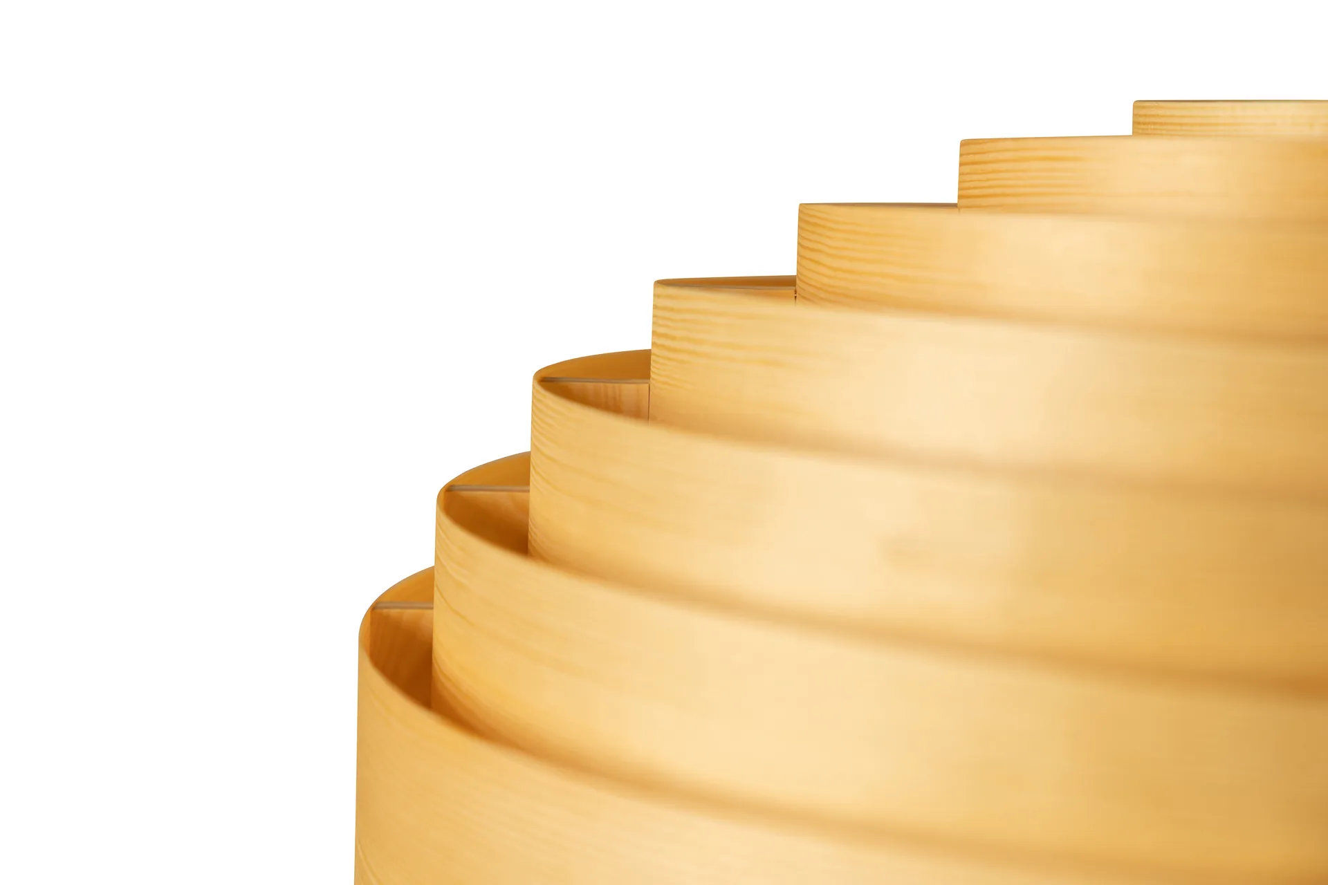 1002 Hans Pendant pendant, Matte oil-waxed pine, Ø46 cm Vaarnii