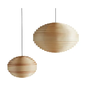 1002 Hans Pendant pendant - Matte oil-waxed pine, XL Ø70 cm - Vaarnii